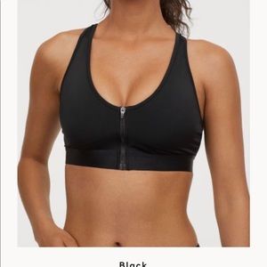 H&M Zip Up Bikini Top